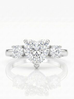 Heart Ring, 925 Sterling Silver Charmed Aroma